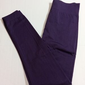 Mopas Dark Purple Leggings Women's OS (S-L) NWT